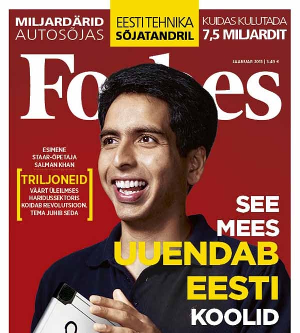 Forbes: See mees (Salman Khan) uuendab Eesti koolid